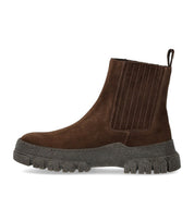 MAX MARA WEEKEND GENEPI DUNKELBRAUNE CHELSEA STIEFELETTE