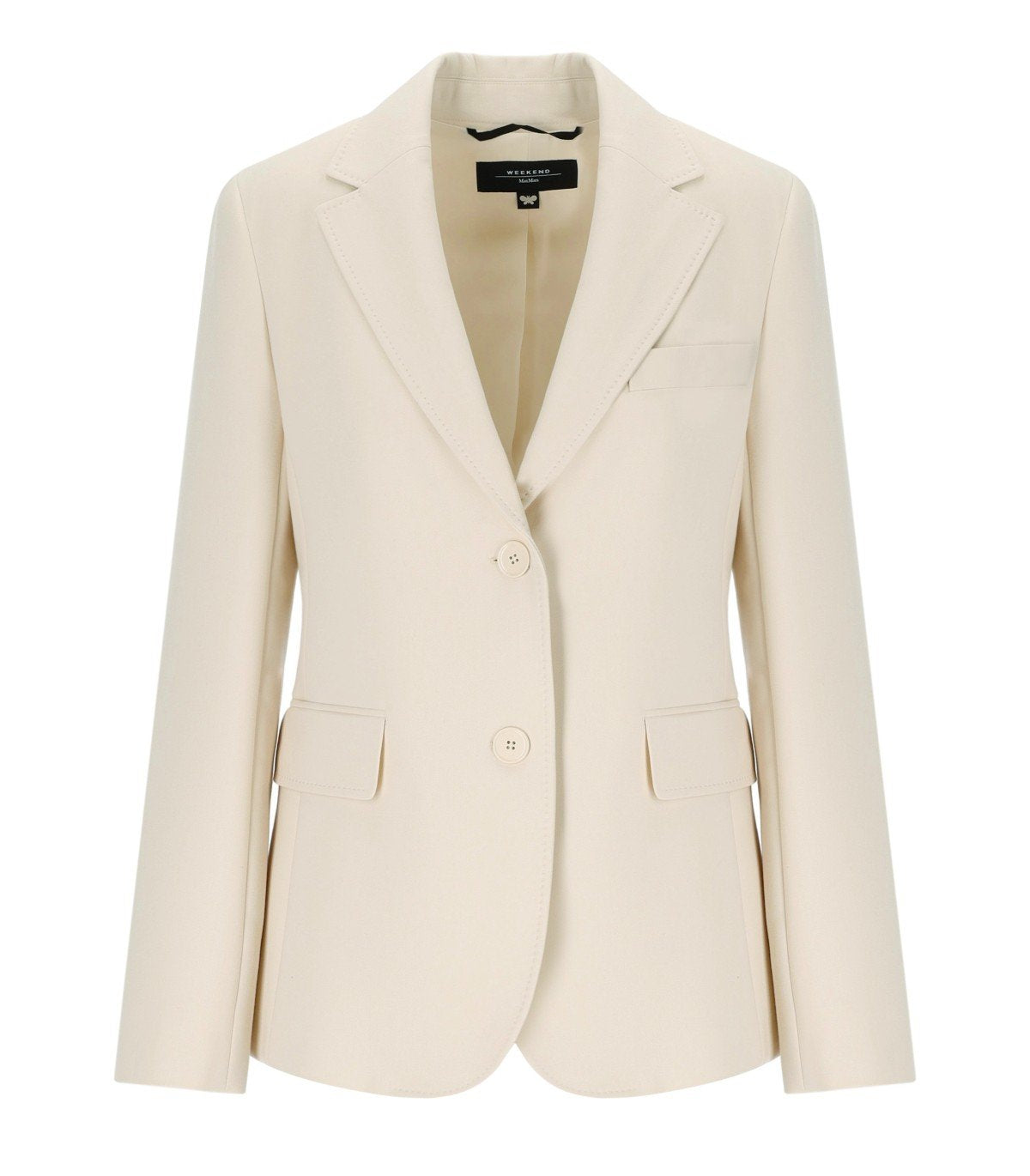 MAX MARA WEEKEND UVA ELFENBEIN EINREIHIGER BLAZER