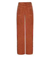 ESSENTIEL ANTWERP JEEPER RUST WIDE LEG JEANS