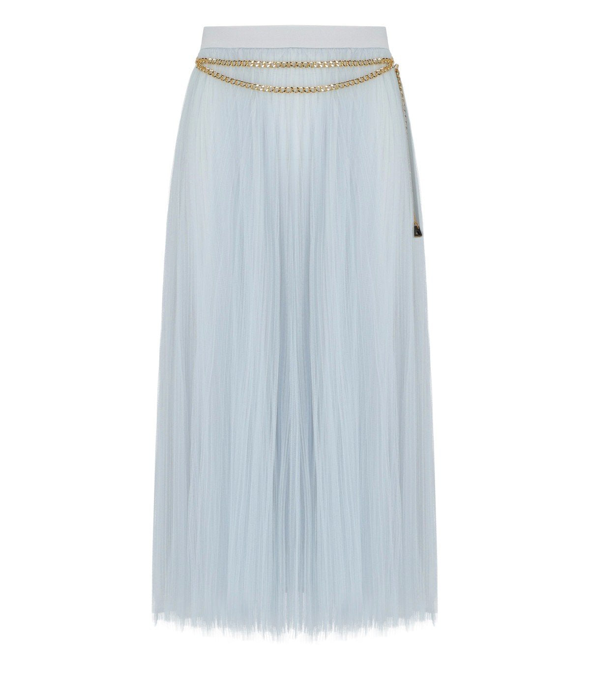 ELISABETTA FRANCHI STARLIGHT MIDI BELTED SKIRT
