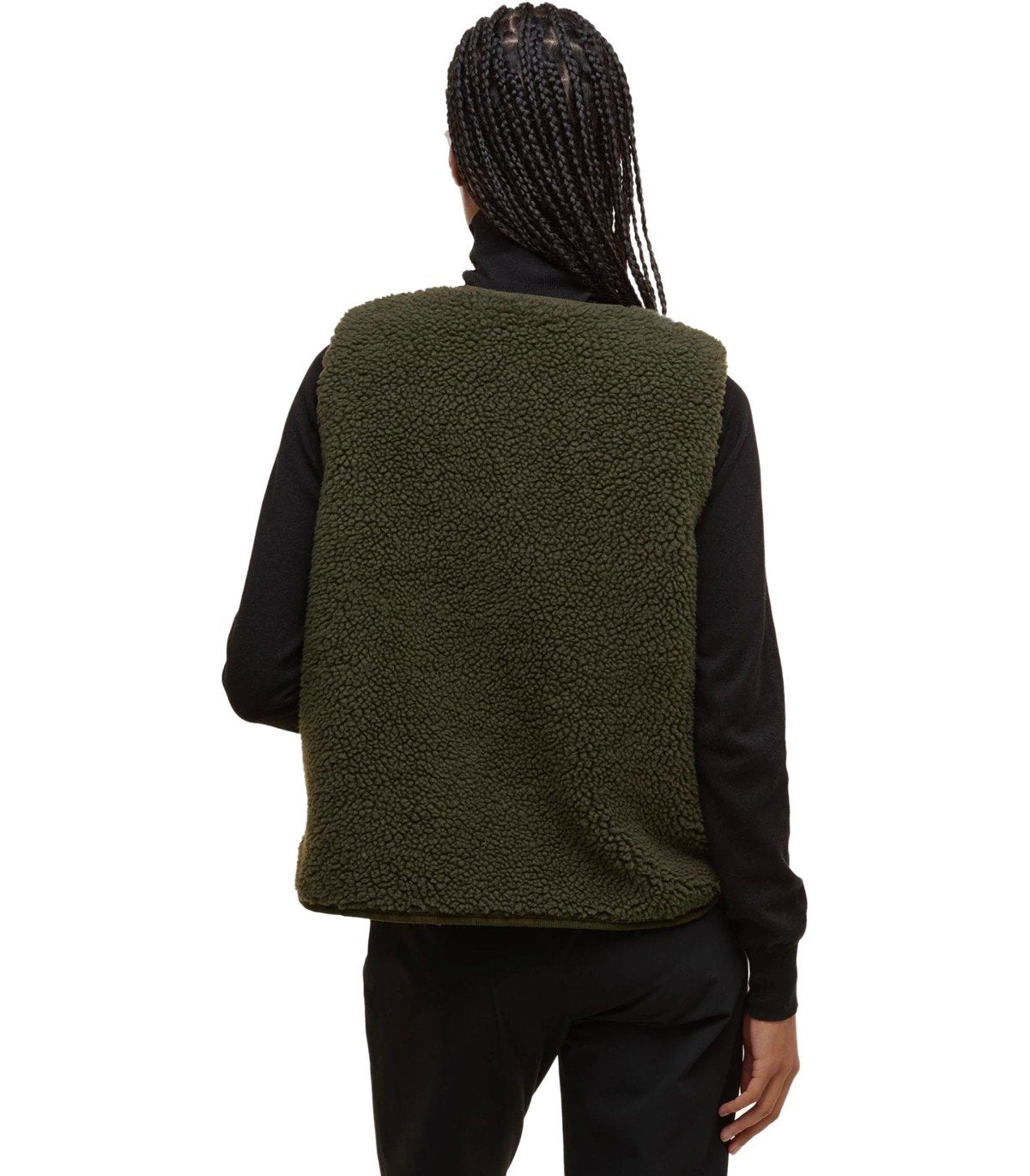BARBOUR LUCIANA FLEECE GREEN VEST