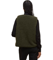 BARBOUR LUCIANA FLEECE GREEN VEST