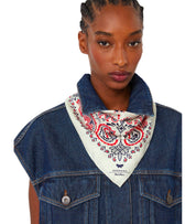 MAX MARA WEEKEND SIAM MULTICOLOR FOULARD SCARF