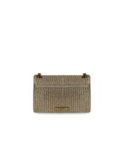 KURT GEIGER KENSINGTON MINI GOLD CROSSBODY BAG