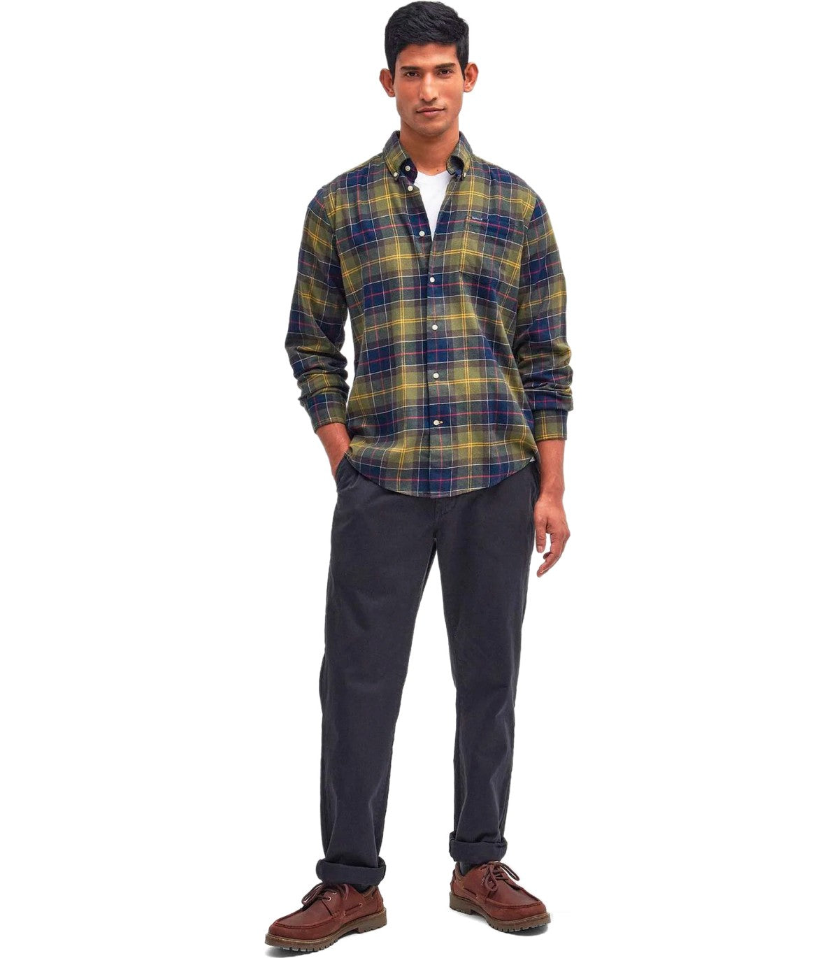 BARBOUR FORTROSE TARTAN GRÜN BLAU HEMD