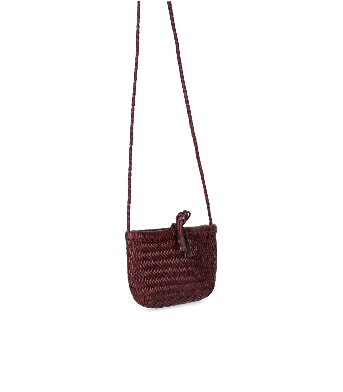 DRAGON DIFFUSION MINSU BURGUNDY CROSSBODY TAS