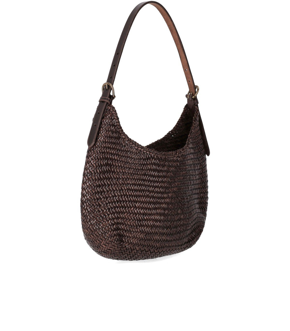 BORSA A SPALLA LUNA MARRONE DRAGON DIFFUSION