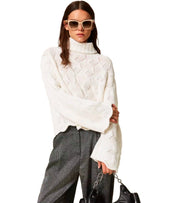 MAGLIONE DOLCEVITA NEVE TWINSET