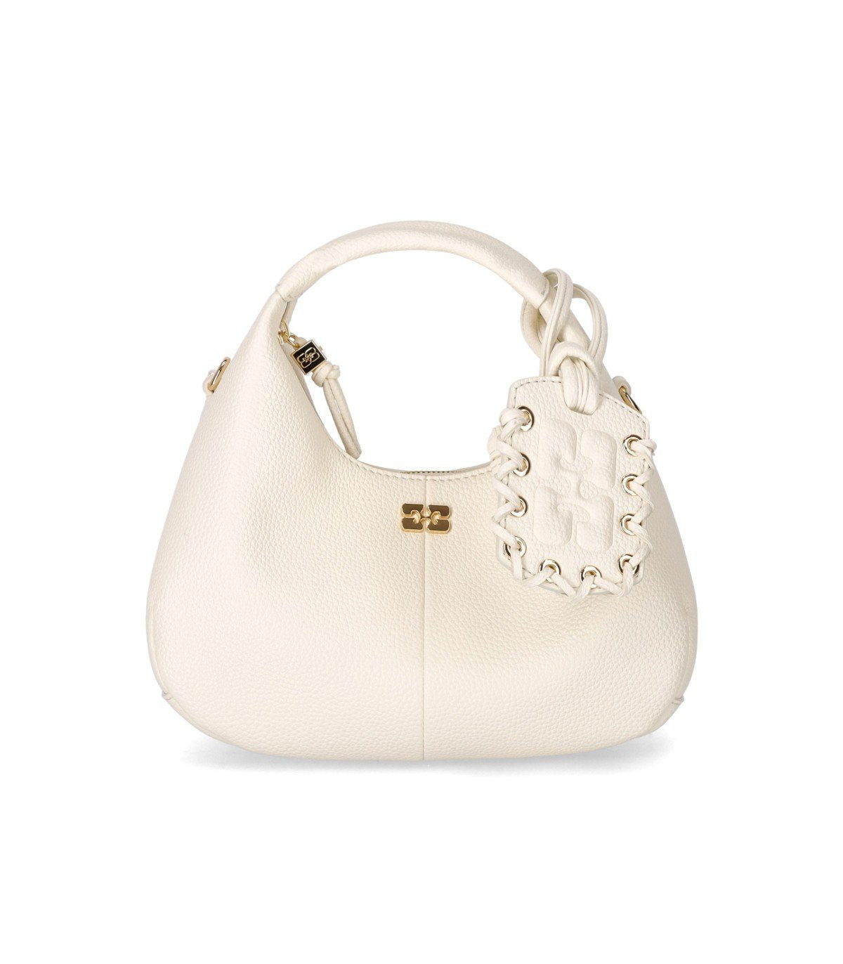 SAC HOBO MINI EGRET WHITE GANNI