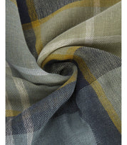 BARBOUR WELTON GROEN EN BLAUW SJAAL