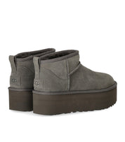 UGG CLASSIC ULTRA MINI PLATFORM GRAUER STIEFEL