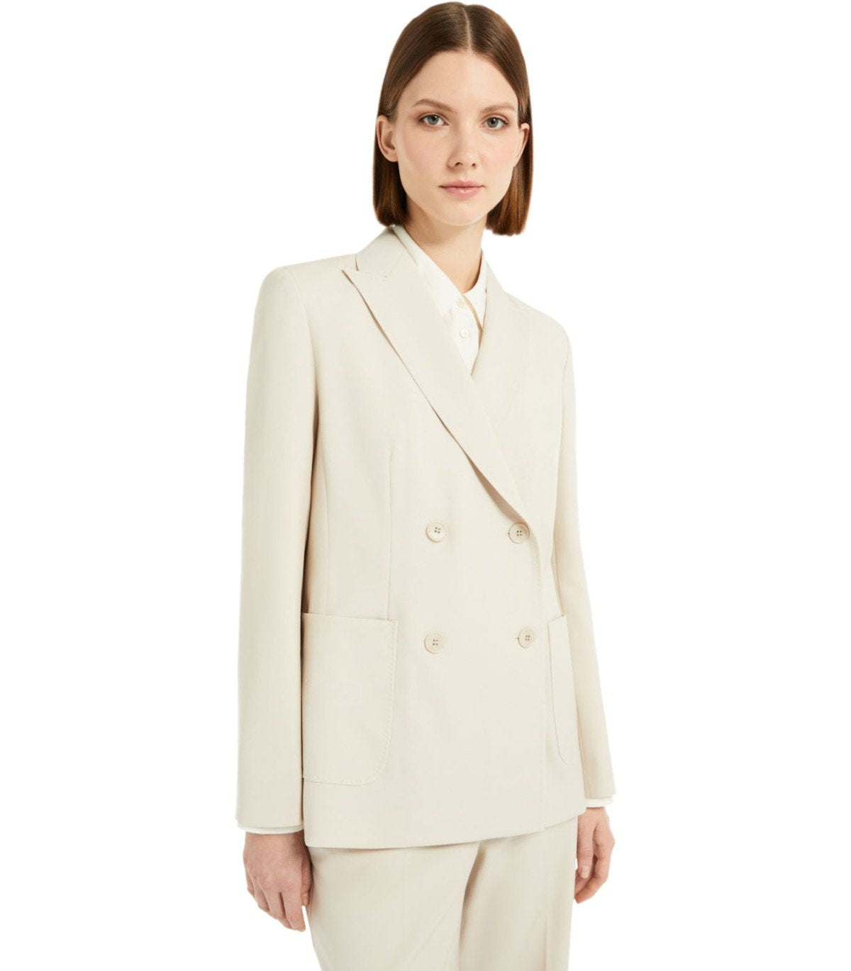 CHAQUETA DE DOBLE BOTONADURA NERVOSO SABBIA MAX MARA WEEKEND