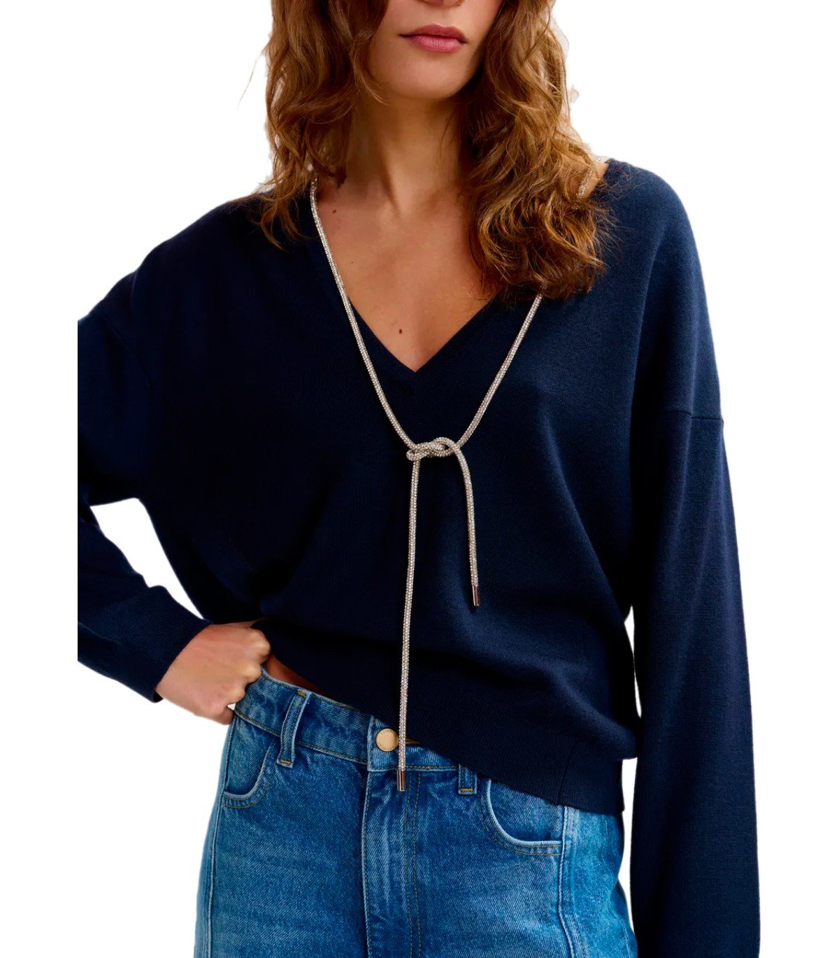ESSENTIEL ANTWERP JEMINI MARINEBLAUER PULLOVER