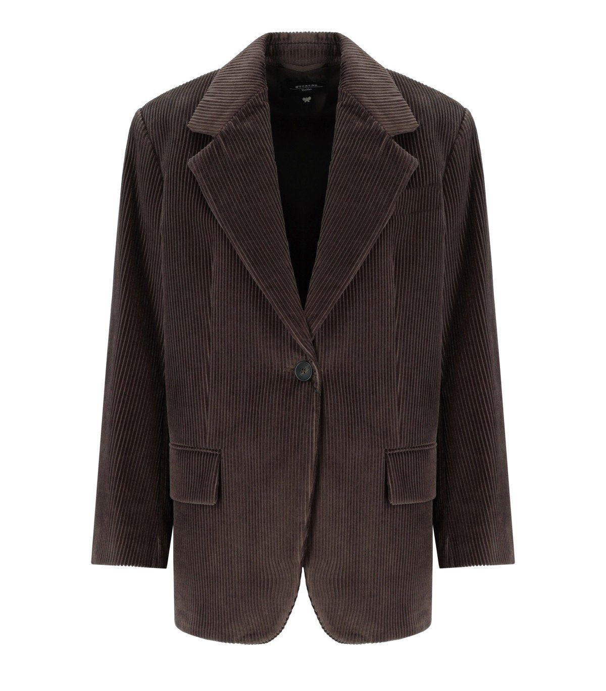BLAZER MONOPETTO FORMIA CIOCCOLATO MAX MARA WEEKEND