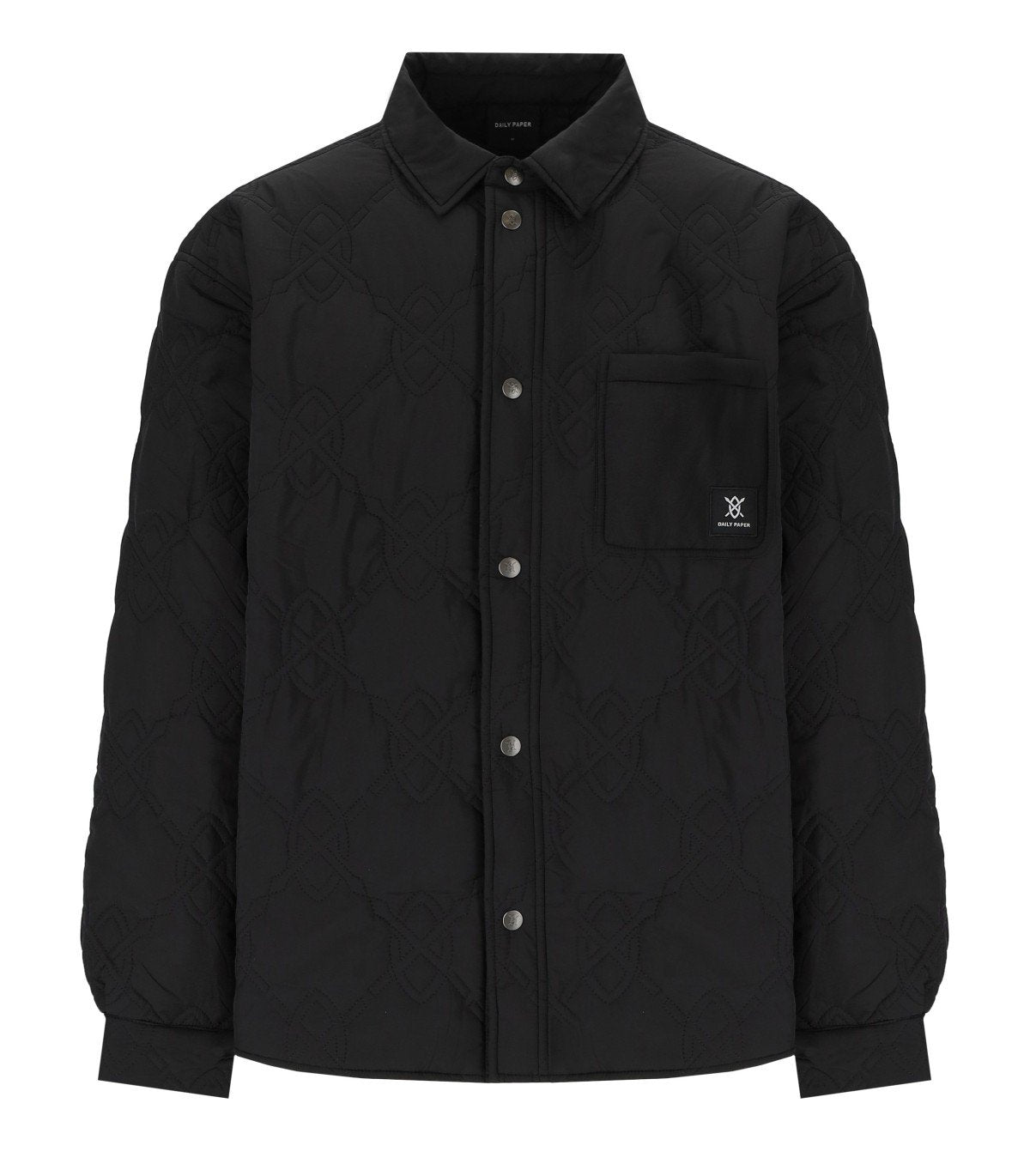DAILY PAPER RAJUB BLACK OVERSHIRT