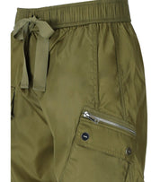 GANNI DUCHESSE GREEN PANTS