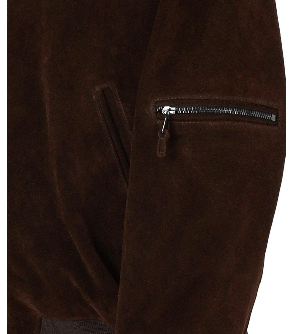 MYSKIN DARK BROWN OVERSIZE BOMBER JACKET