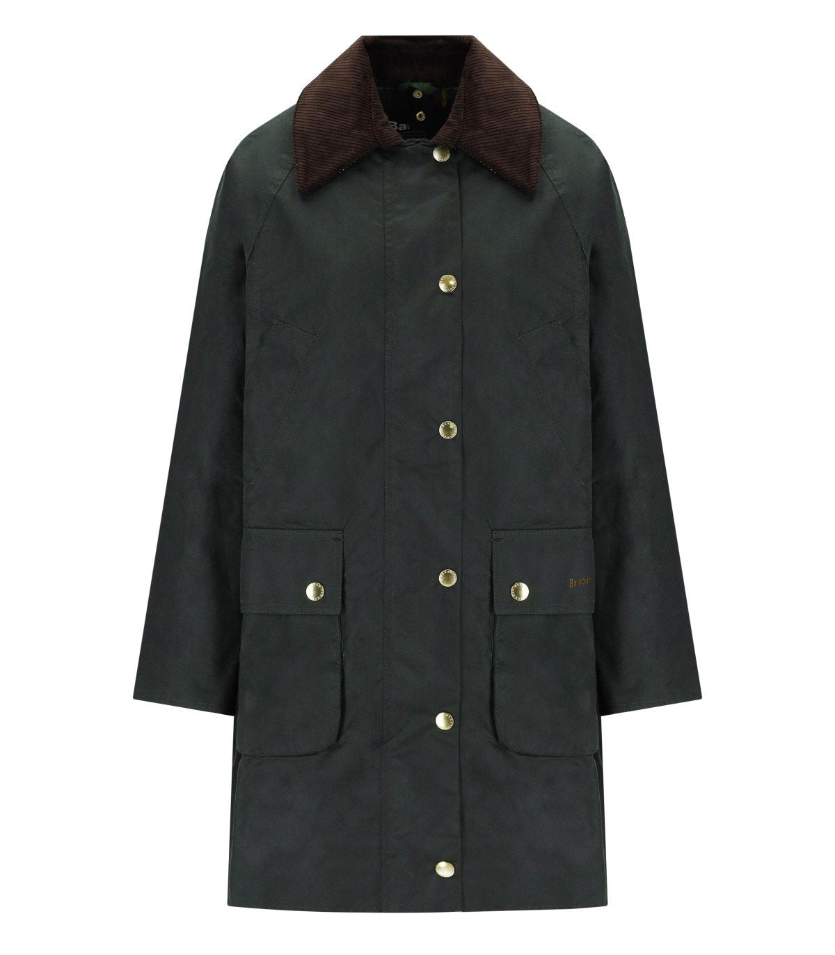 BARBOUR BEADNELL SALBEIGRÜNE LANGE JACKE