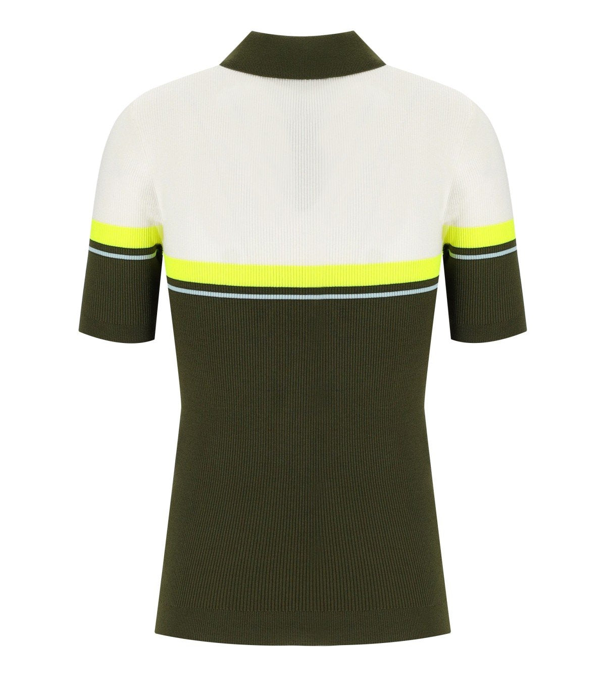 ESSENTIEL ANTWERP HAUSTRAL GREEN KNITTED POLO SHIRT