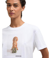 BARBOUR BEDALE WEISSES T-SHIRT