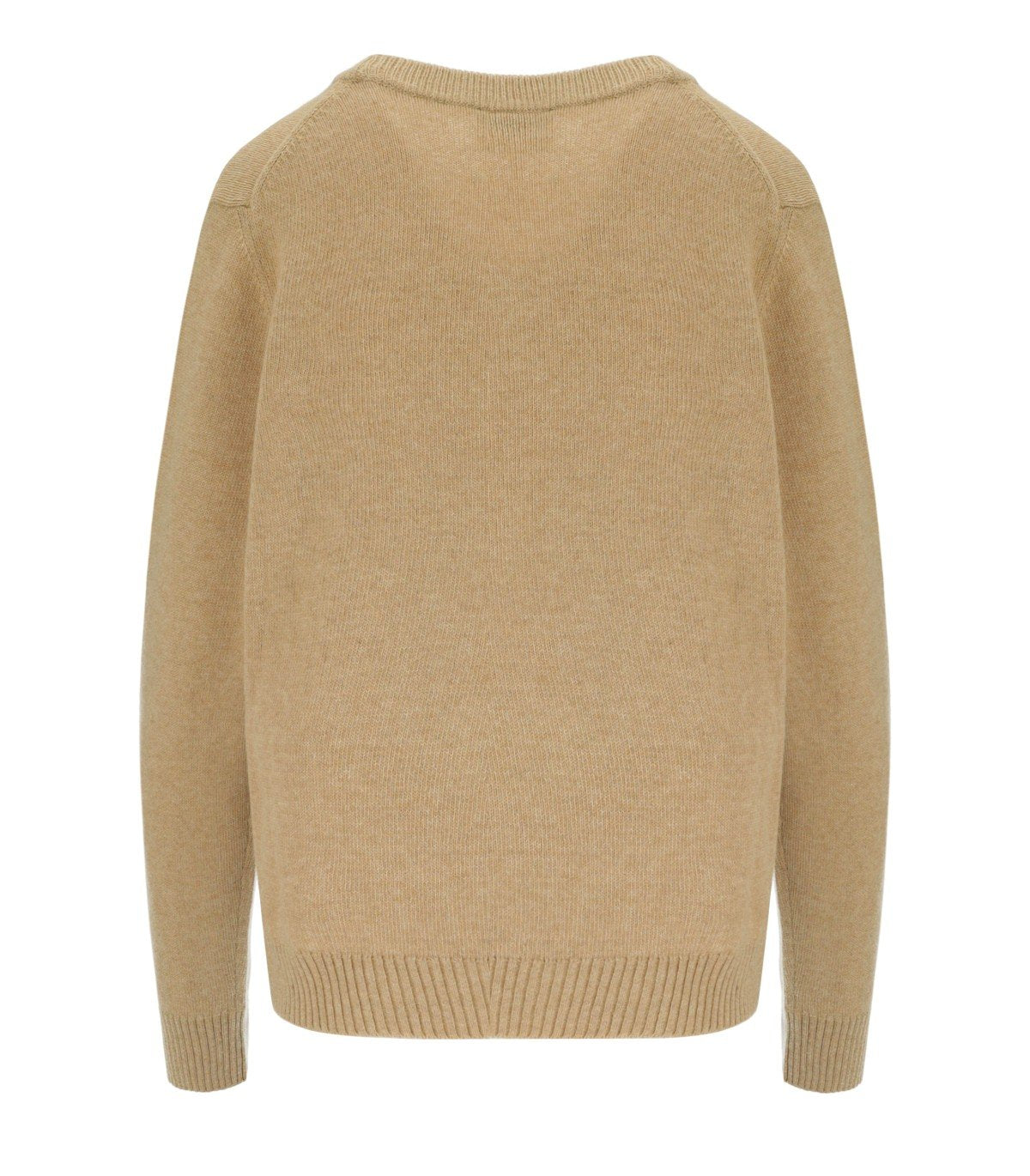PULL À COL ROND GRAPHIC BEIGE GANNI