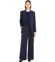 MAX MARA WEEKEND HIDALGO BLUE CARGO PANTS