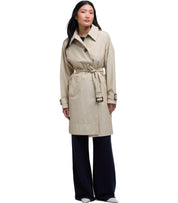BARBOUR MAIA LIGHT SAND TRENCHCOAT