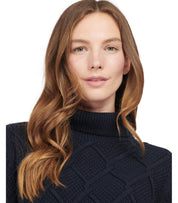 PULL À COL ROULÉ BURNE ROLL BLEU BARBOUR