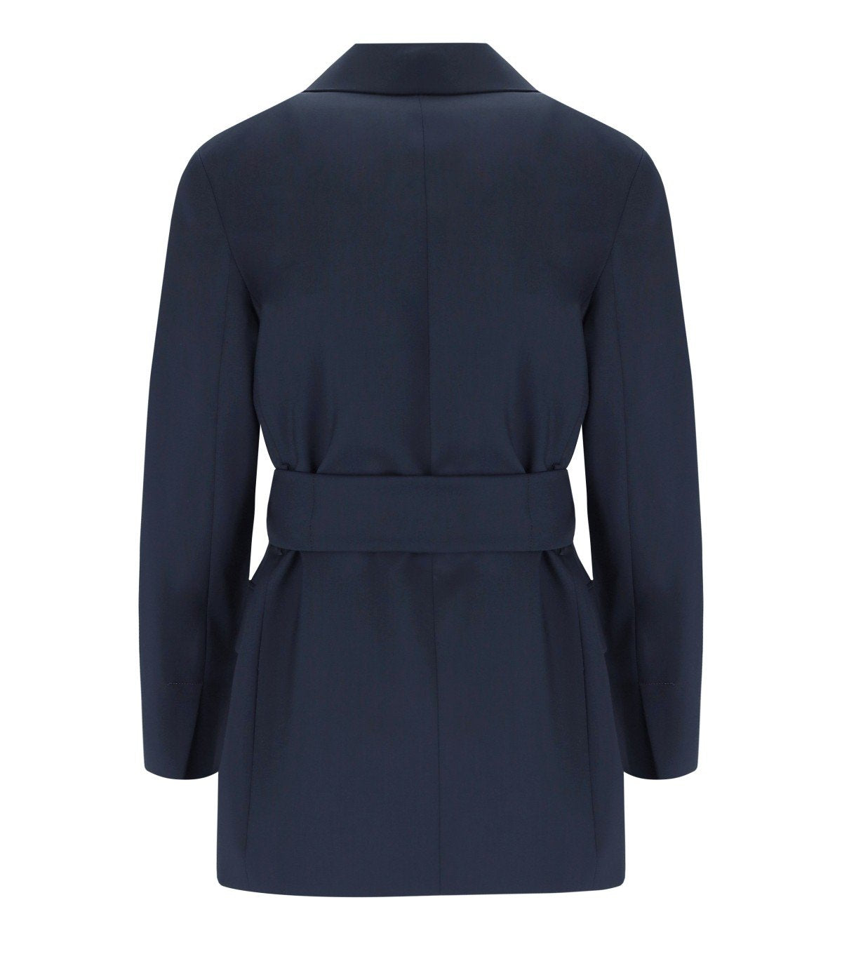 MAX MARA WEEKEND TESO BLAUW JAS MET RIEM