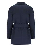 MAX MARA WEEKEND TESO BLAUW JAS MET RIEM