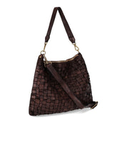 CAMPOMAGGI CARLA L DUNKELBRAUNE SCHULTERTASCHE