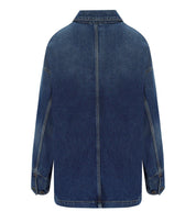 MAX MARA WEEKEND ALIGI BLUE DENIM JACKET