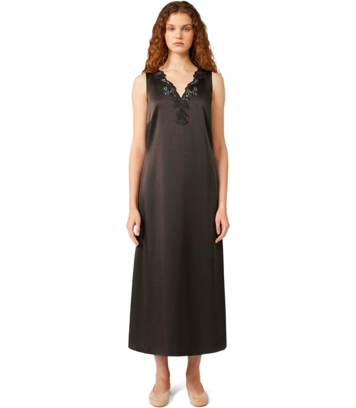 MAX MARA WEEKEND CANOSSA BROWN DRESS