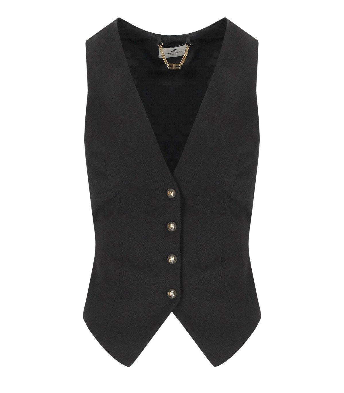 ELISABETTA FRANCHI BLACK VEST