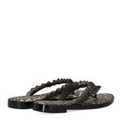 TONGS IMPRIMÉ LÉOPARD GANNI