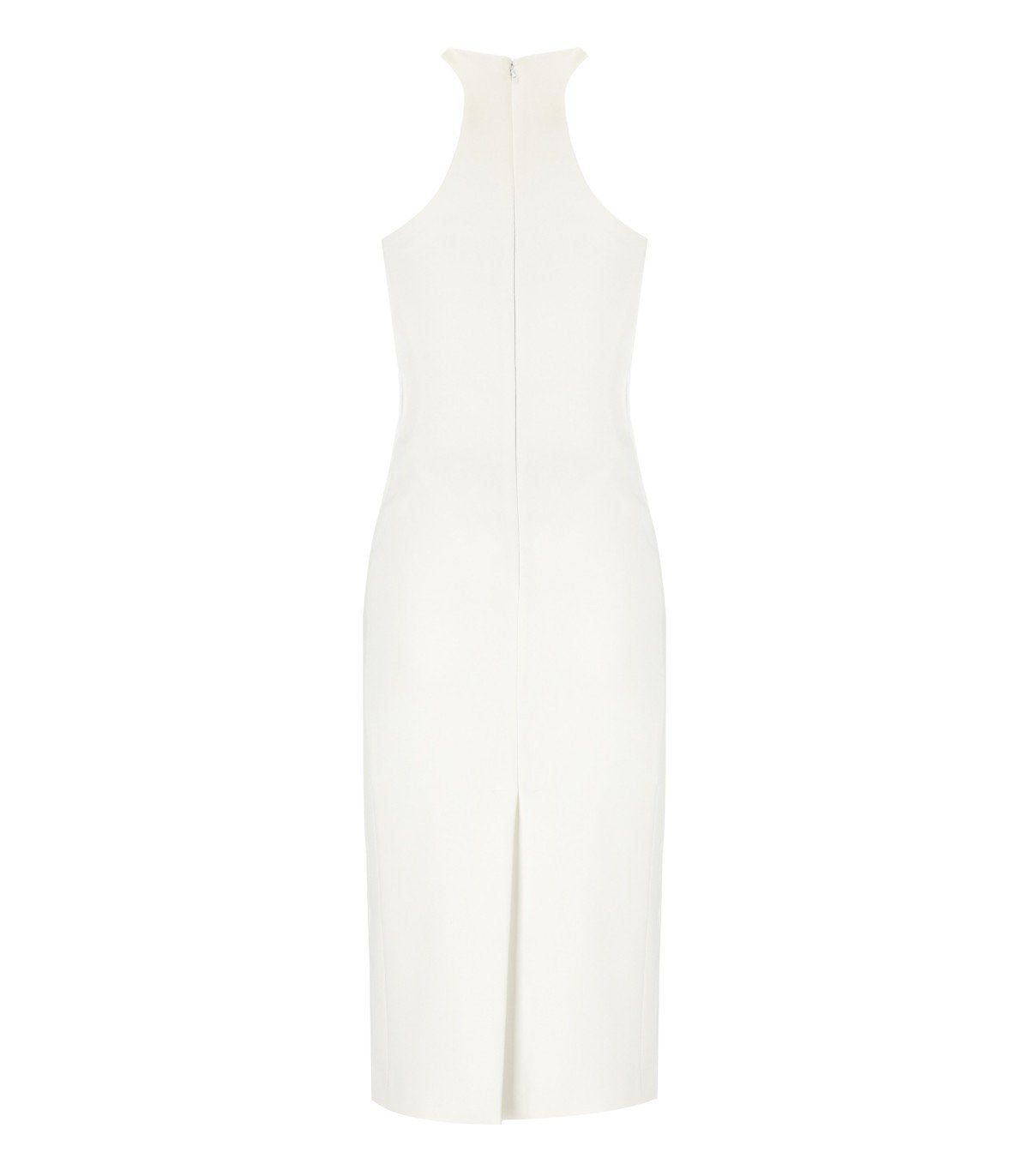 ELISABETTA FRANCHI IVORY MIDI DRESS