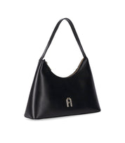 FURLA DIAMANTE S BLACK SHOULDER BAG