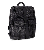 GANNI RE-TECH BLACK BACKPACK