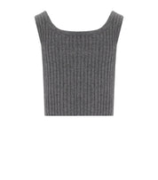 MAX MARA WEEKEND ZURCA ANTHRACITE GREY TOP