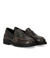 ASH WINONA DARK BROWN LOAFER