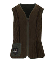 BARBOUR BETTY FLEECE OLIVE GREEN VEST
