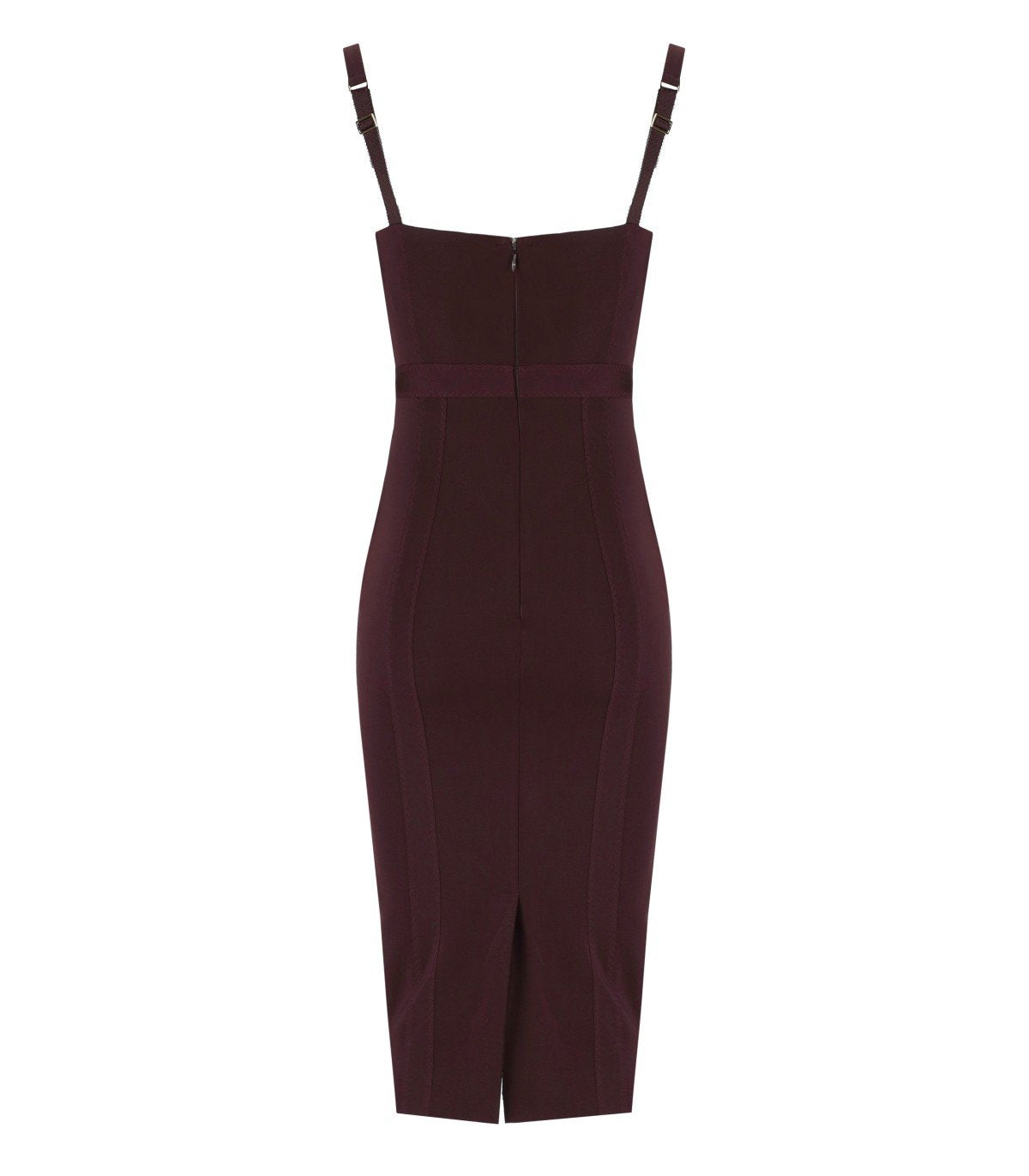 ELISABETTA FRANCHI MERLOT MIEDER ETUIKLEID