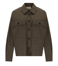 MAX MARA WEEKEND RADURA BROWN SHIRT JACKET - 38