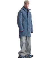 KRAKATAU PLANCK RETRO BLUE PARKA