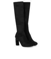 ASH EMMY SCHWARZ HOHER STIEFEL MIT ABSATZ