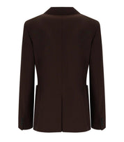 BLAZER ORNATI DOUBLE-BOUTONNAGE MARRON MAX MARA WEEKEND