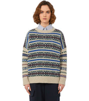 MAGLIONE GIROCOLLO RIVETTO MULTICOLORE MAX MARA WEEKEND