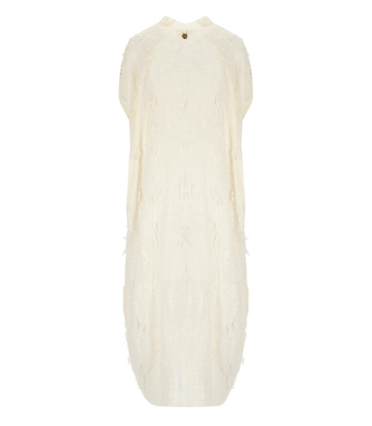 PAHIESA FORMENTERA ECRU KAFTAN DRESS