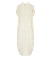 PAHIESA FORMENTERA ECRU KAFTAN DRESS