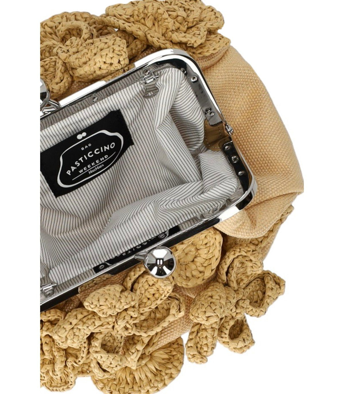 MAX MARA WEEKEND PASTICCINO COMUNE SMALL BEIGE CLUTCH